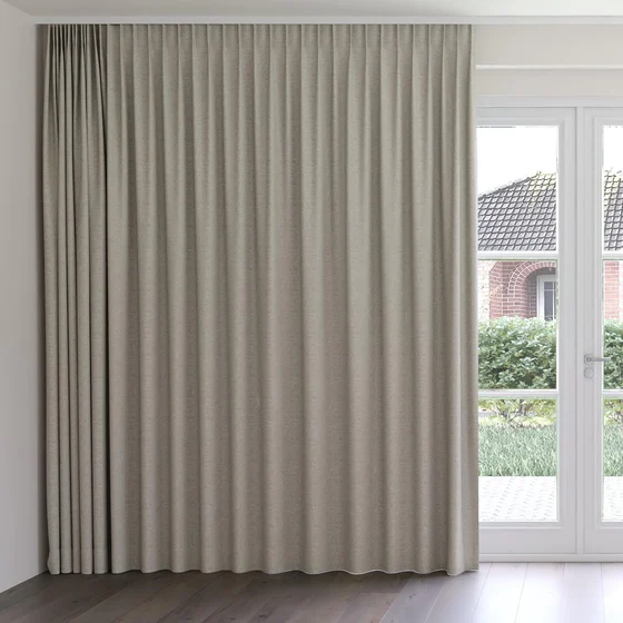 Photo of the fabric Laurel FR Blackout Pavement swatch by James Dunlop Essentials. Use for Curtains. Style of Abstract