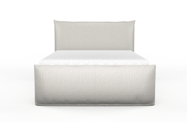 Photo of the fabric Strata Silver swatch by Mokum. Use for Upholstery, Accessory. Style of Plain, Texture