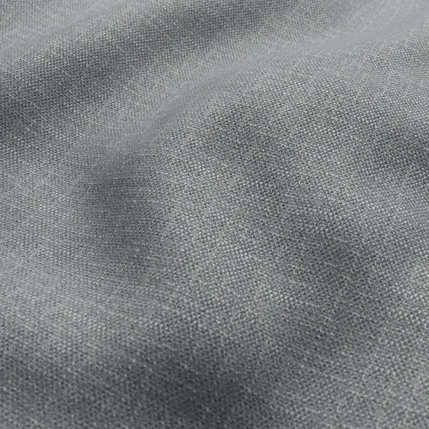 Photo of the fabric Carrara Slate swatch by Zepel. Use for Upholstery, Accessory. Style of Plain, Taffeta