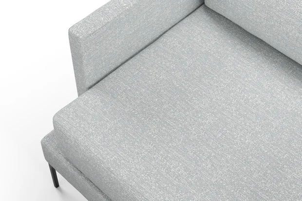 Photo of the fabric Elba Oyster swatch by Mokum. Use for Upholstery, Accessory. Style of Plain, Texture