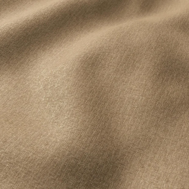 Photo of the fabric Amigo Taupe swatch by Zepel. Use for Curtains, Upholstery, Accessory, Top of Bed. Style of Chenille, Plain