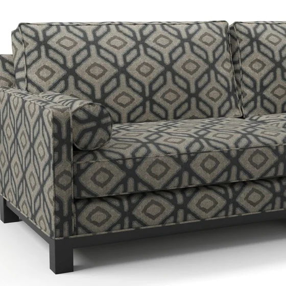 Photo of the fabric Enhance Ink swatch by James Dunlop. Use for Upholstery, Accessory. Style of Geometric, Print