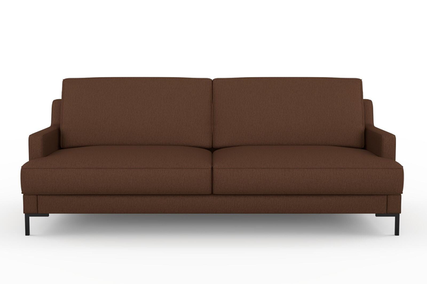Photo of the fabric Pandanus Tamarind swatch by Mokum. Use for Upholstery. Style of Plain, Taffeta