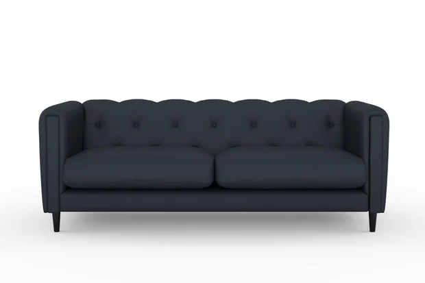 Photo of the fabric Urban Ink swatch by James Dunlop. Use for Curtains, Upholstery, Accessory. Style of Plain, Texture