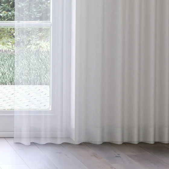Photo of the fabric Distill Shadow swatch by James Dunlop Essentials. Use for Sheer Curtains. Style of Plain, Sheer