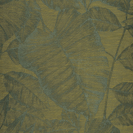 Photo of the fabric Canna 4093 4093 0250 swatch by Casamance. Use for Curtains, Accessory. Style of Floral And Botannical, Print