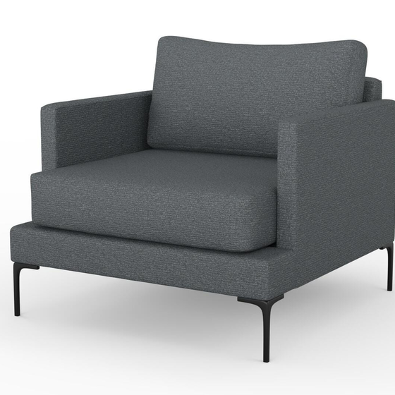 Photo of the fabric Grain Pewter swatch by Mokum. Use for Upholstery, Accessory, Top of Bed. Style of Plain, Texture
