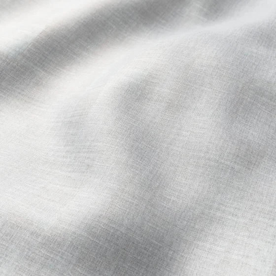 Photo of the fabric Liro Silver swatch by FR-One. Use for Curtains. Style of Plain, Taffeta