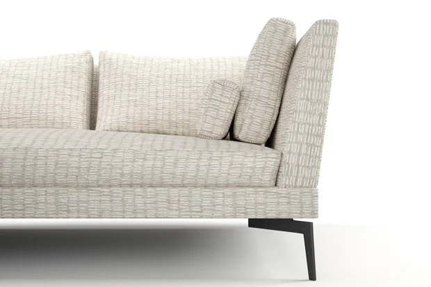 Photo of the fabric Raku Oyster swatch by Mokum. Use for Upholstery, Accessory. Style of Plain, Texture