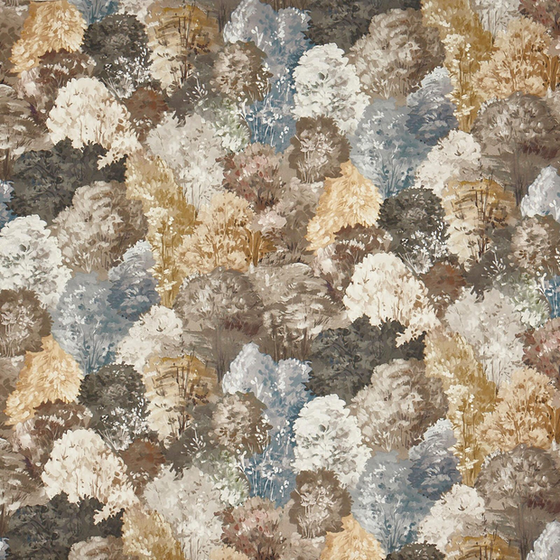Photo of the fabric Mori 8791 511 swatch by Prestigious. Use for Curtains, Accessory. Style of Floral And Botannical, Print