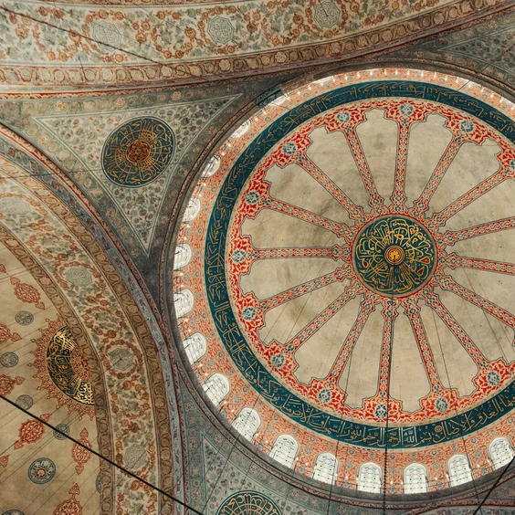 Ceiling of the Blue Mosque