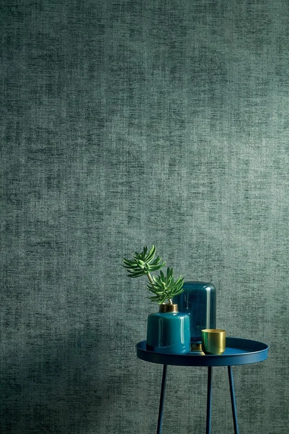 Photo of the fabric Johara Wp 7439 0676 in situ by Casamance. Use for Wall Covering. Style of Plain