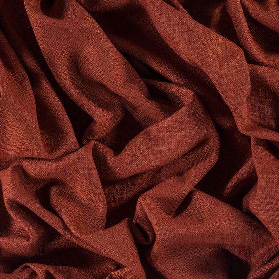 Photo of the fabric Domo Ginger swatch by Zepel. Use for Curtains, Upholstery, Accessory, Top of Bed. Style of Plain, Texture
