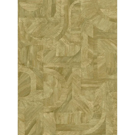 Photo of the fabric Intarsia Wp 7687 7687 0508 swatch by Casamance. Use for Wall Covering. Style of Geometric, Texture