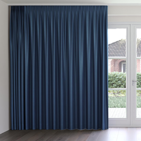 Photo of the fabric Luxe Night swatch by James Dunlop Essentials. Use for Curtains, Accessory, Top of Bed. Style of Plain, Texture