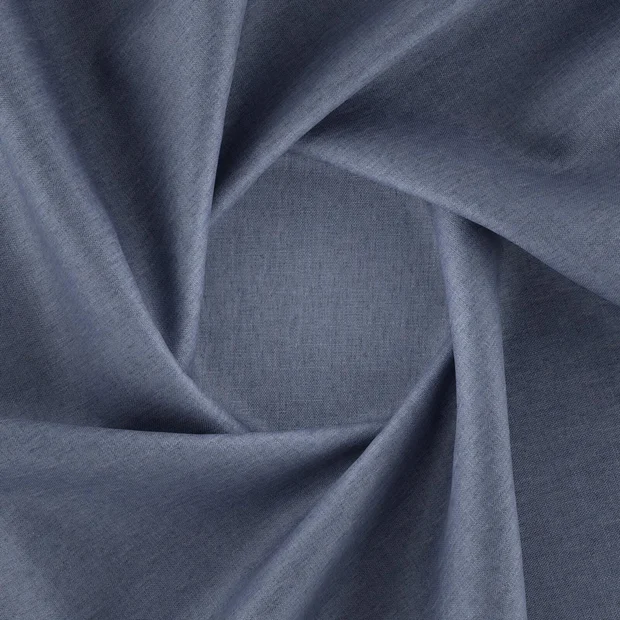 Photo of the fabric Stonewall Blackout Navy swatch by Zepel. Use for Curtains, Accessory, Top of Bed. Style of Blackout, Plain