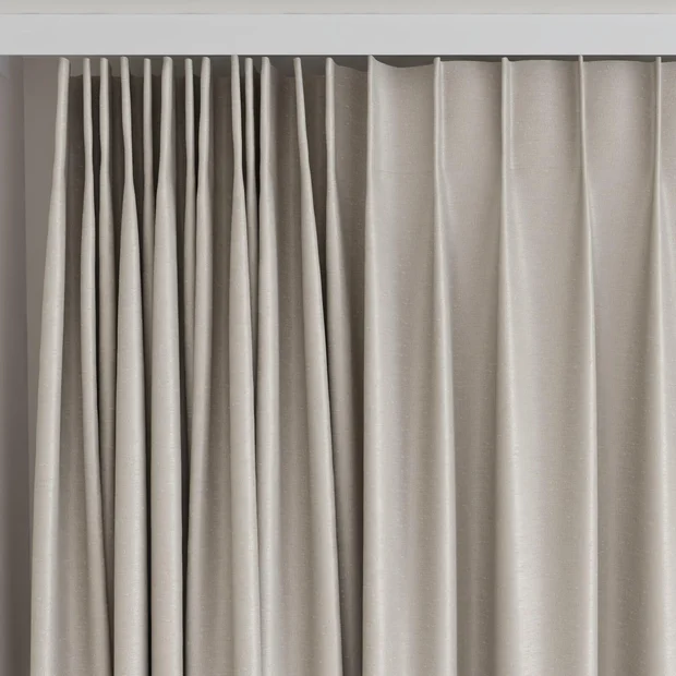 Photo of the fabric Silk Road Shimmer swatch by James Dunlop Essentials. Use for Curtains, Accessory. Style of Plain, Texture