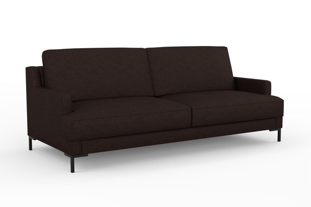 Photo of the fabric Pandanus Blackberry swatch by Mokum. Use for Upholstery. Style of Plain, Taffeta