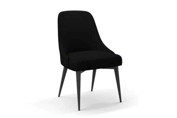 Photo of the fabric Supervio Onyx swatch by James Dunlop FibreGuard. Use for Upholstery, Accessory, Top of Bed. Style of Plain, Velvet