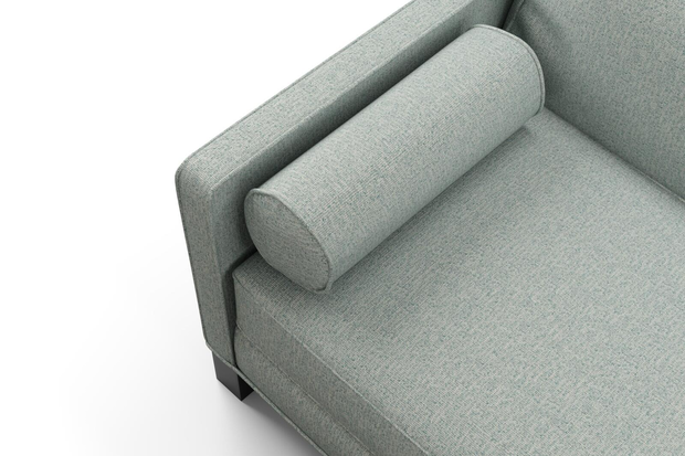 Photo of the fabric Omni Mineral swatch by James Dunlop FibreGuard. Use for Upholstery, Accessory, Top of Bed. Style of Plain, Texture