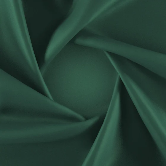 Photo of the fabric Sateen 137 Basil swatch by Zepel. Use for Curtains, Upholstery, Accessory, Top of Bed. Style of Plain, Taffeta