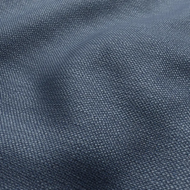 Photo of the fabric Rocco Marine swatch by Zepel FibreGuard. Use for Upholstery, Accessory. Style of Plain, Texture