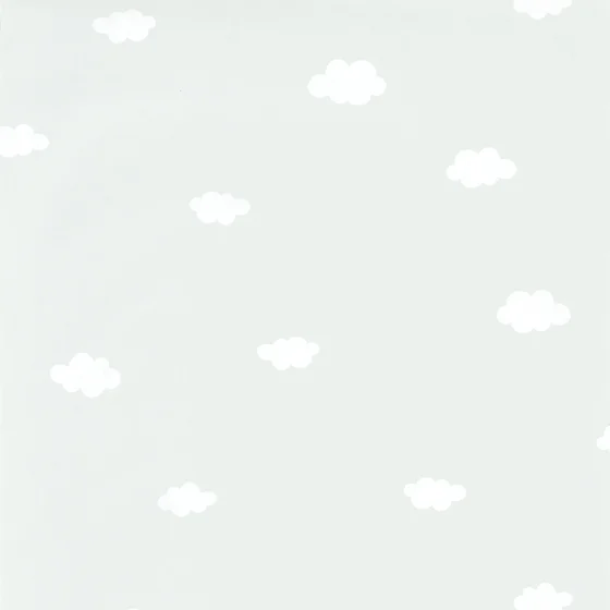 Photo of the fabric Nuage Wallpaper 2975 2975 65 49 swatch by Casadeco. Use for Wall Covering. Style of Childrens