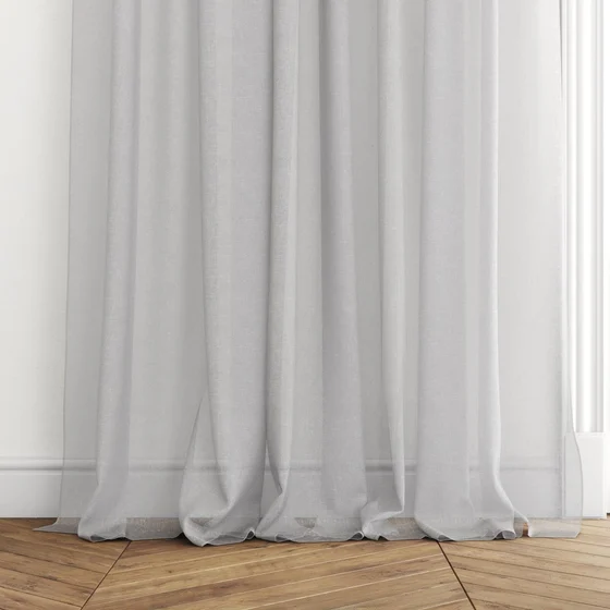 Photo of the fabric Tempest Storm swatch by Mokum. Use for Sheer Curtains. Style of Plain, Sheer