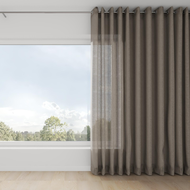 Photo of the fabric Revel Monument swatch by Mokum. Use for Curtains. Style of Plain, Texture