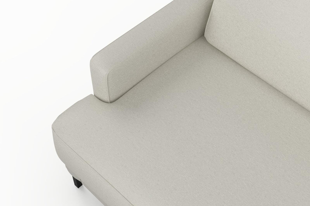 Photo of the fabric Epitome Chalk swatch by Mokum. Use for Upholstery, Accessory. Style of Plain, Taffeta