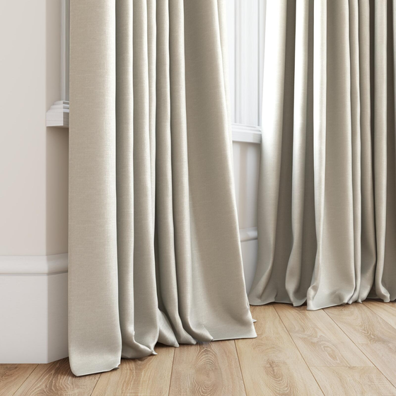 Photo of the fabric Atelier Parchment swatch by James Dunlop. Use for Curtains, Accessory. Style of Plain, Taffeta