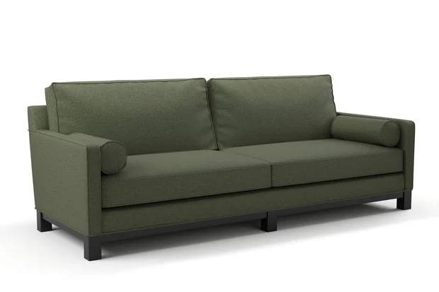 Photo of the fabric Alpine Artichoke swatch by James Dunlop. Use for Upholstery, Accessory. Style of Plain, Texture