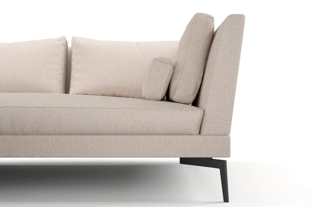 Photo of the fabric Souk Blush swatch by Mokum. Use for Upholstery, Accessory. Style of Plain, Texture