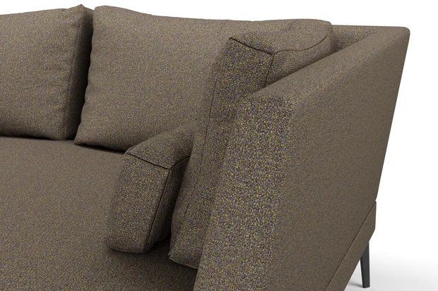 Photo of the fabric Bora Bora Kelp swatch by Mokum FibreGuard. Use for Curtains, Upholstery, Accessory. Style of Plain, Texture