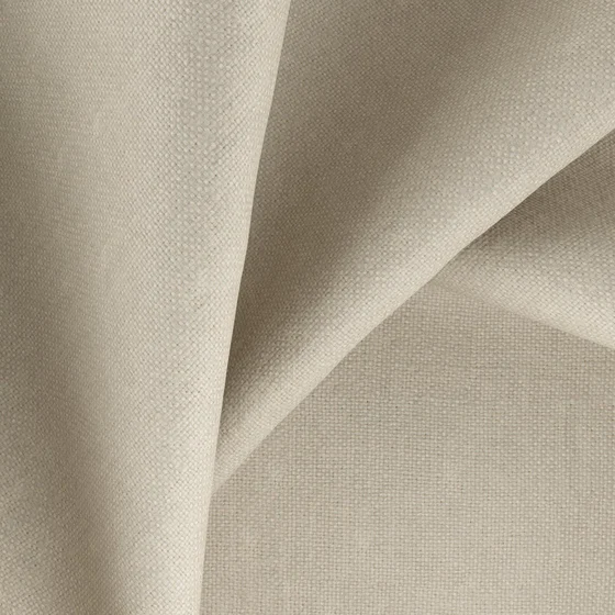 Photo of the fabric Brugge Putty swatch by Zepel. Use for Curtains, Accessory, Top of Bed. Style of Plain, Texture