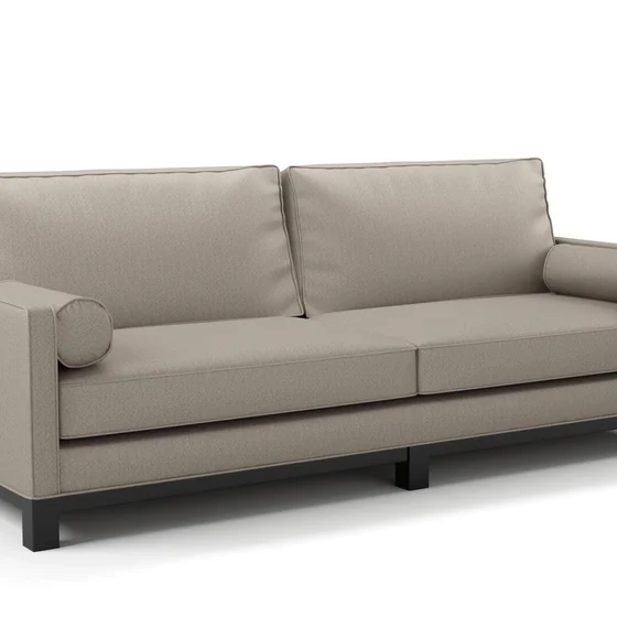 Photo of the fabric Taylor Oatmeal swatch by James Dunlop. Use for Curtains, Upholstery, Accessory. Style of Plain