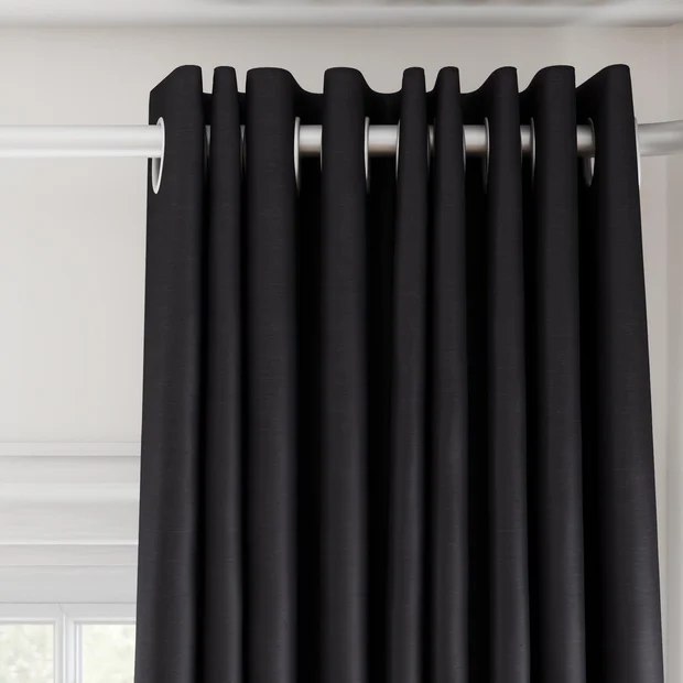 Photo of the fabric Luxe Limo swatch by James Dunlop Essentials. Use for Curtains, Accessory, Top of Bed. Style of Plain, Texture