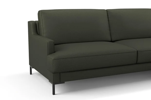 Photo of the fabric Pueblo Moss swatch by Mokum. Use for Upholstery, Accessory. Style of Plain, Texture