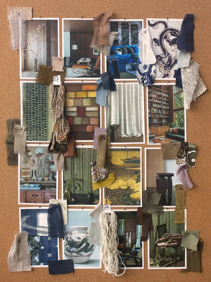 Textile collection moodboard