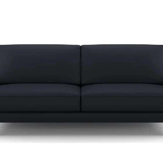 Photo of the fabric Como Ink swatch by Mokum. Use for Upholstery, Accessory. Style of Plain, Texture