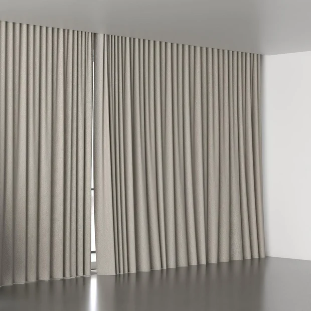 Photo of the fabric Semblance Gilt swatch by James Dunlop. Use for Sheer Curtains. Style of Plain, Sheer