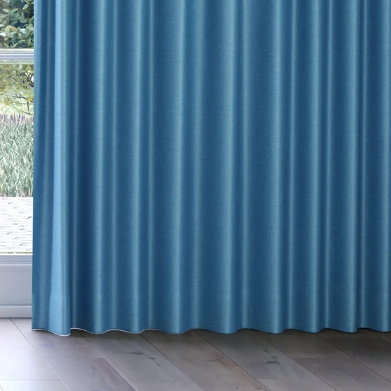 Photo of the fabric Provence Fountain swatch by James Dunlop Essentials. Use for Curtains, Upholstery, Accessory, Top of Bed. Style of Plain, Texture