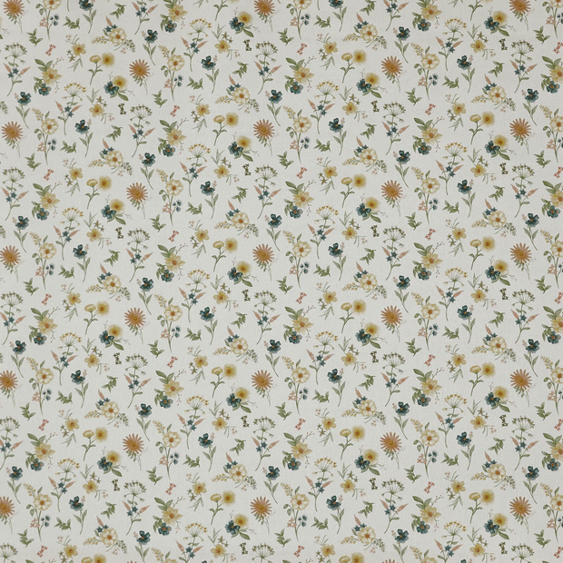Photo of the fabric Marigold 8826 629 swatch by Prestigious. Use for Curtains, Accessory. Style of Floral And Botannical, Print