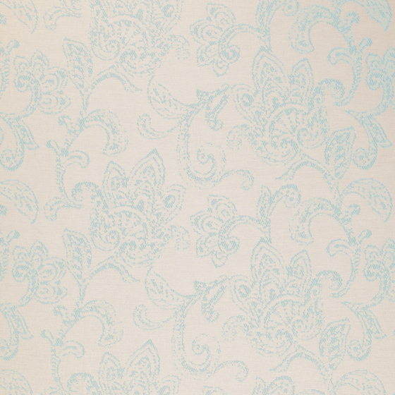 Photo of the fabric Haze Sky swatch by Zepel. Use for Curtains, Accessory. Style of Floral And Botannical, Jacquard