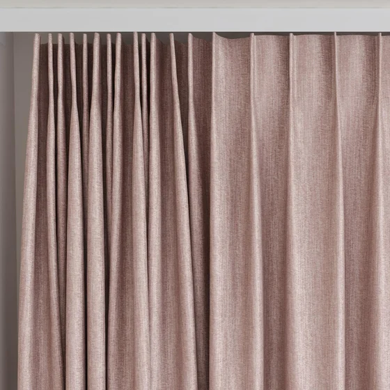 Photo of the fabric Trezor Boudoir swatch by James Dunlop FibreGuard. Use for Curtains, Upholstery, Accessory. Style of Chenille, Plain