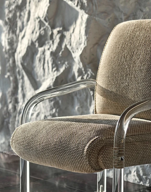 Photo of the fabric Gormley Z503 03 in situ by Zinc. Use for Curtains, Upholstery, Accessory. Style of Plain, Velvet