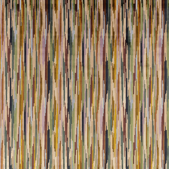 Photo of the fabric Benito 7803 07 swatch by Romo. Use for Upholstery, Accessory. Style of Geometric, Velvet