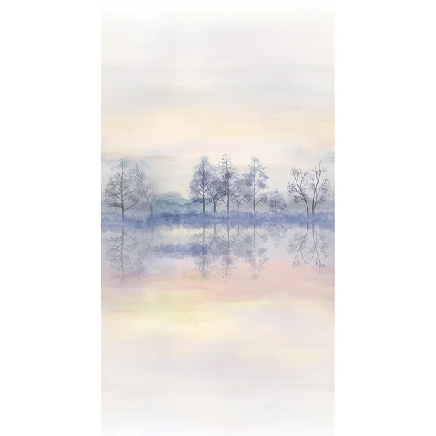 Photo of the fabric Reflet Panel 6902 6902 50 35 swatch by Casadeco. Use for Wall Covering, Wall Panel/Mural