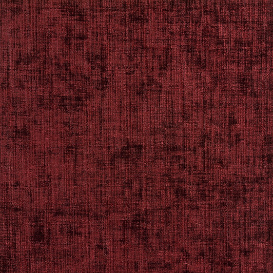 Photo of the fabric Quantum Burgundy swatch by Zepel. Use for Curtains, Upholstery, Accessory, Top of Bed. Style of Chenille, Plain