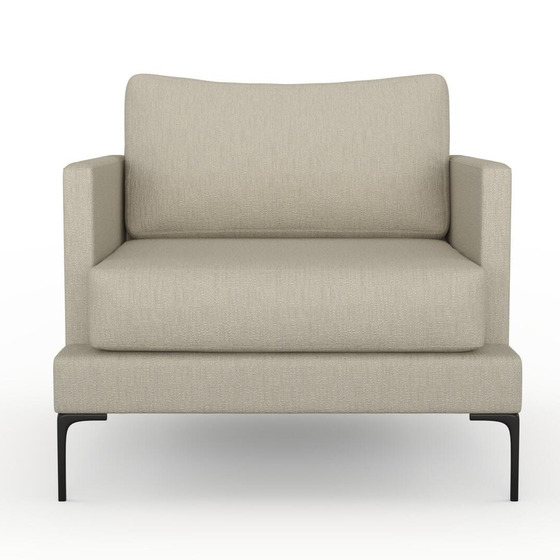 Photo of the fabric Pandanus Sand swatch by Mokum. Use for Upholstery. Style of Plain, Taffeta